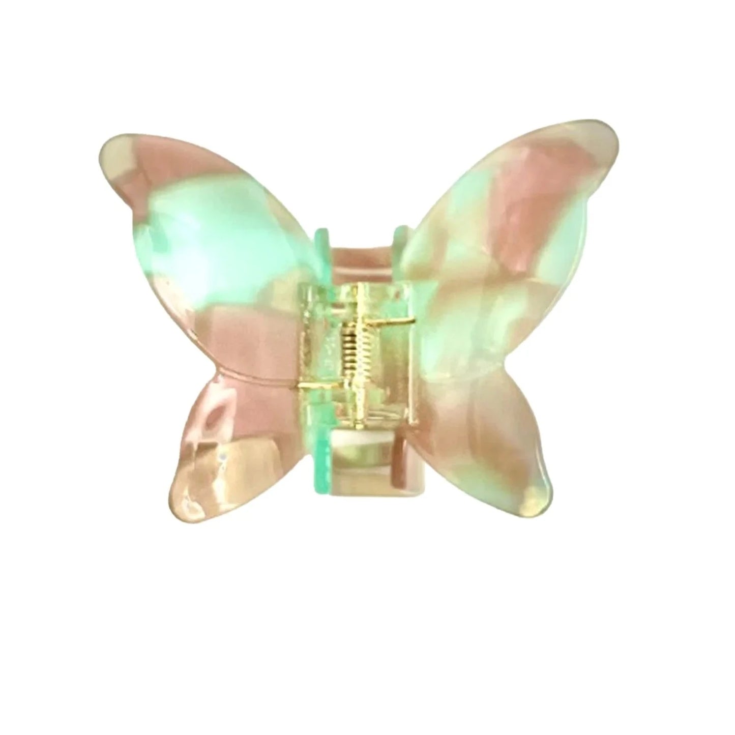 Ode Veza Butterfly Hair Claw Pink Mint